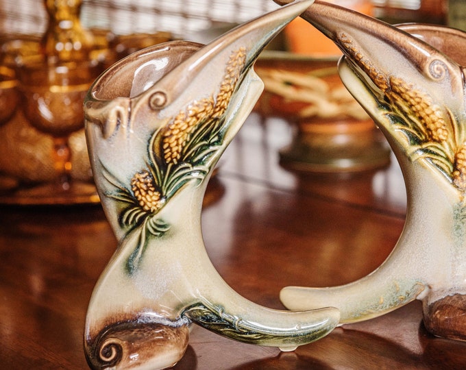 Antique Roseville Pottery Cow Pitcher, From the Company's Early utility