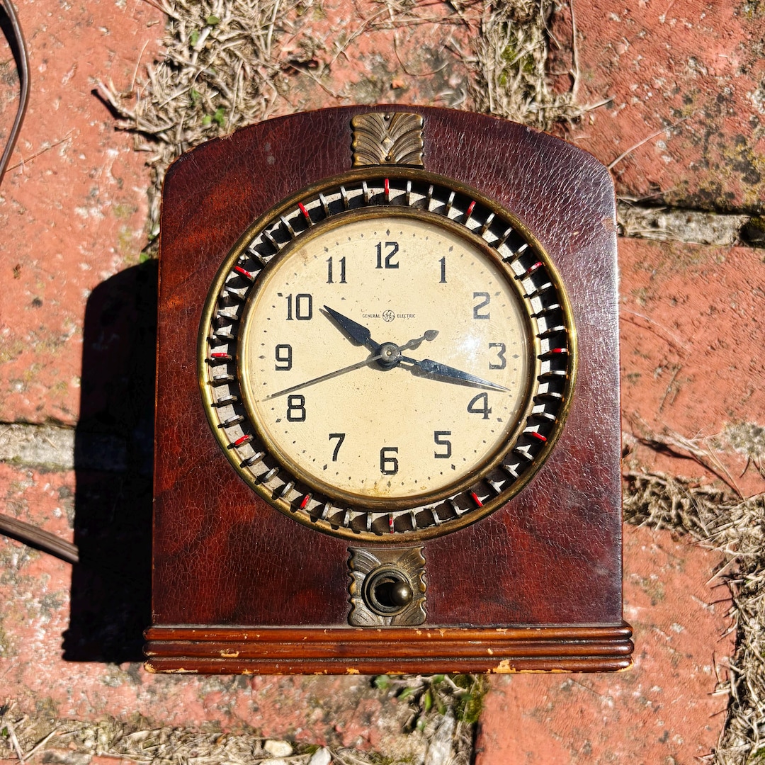 Vintage Art Deco Style Electric Household Timer and Clock, 1930s ...