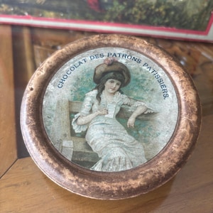 Antique French Chocolate Box - Etsy
