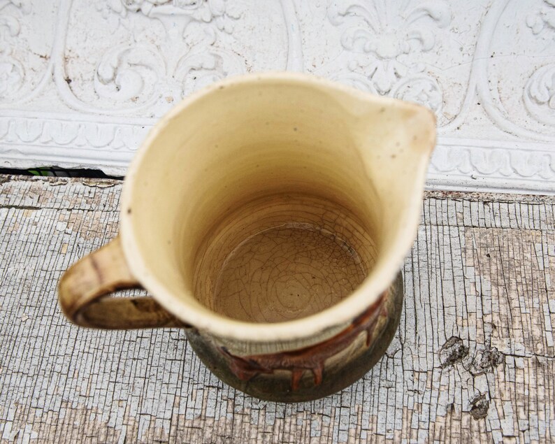 Antique Roseville Pottery Cow Pitcher From the Company's Etsy