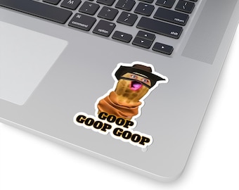 The Burnt Peanut Goop Kiss-Cut Vinyl Sticker - ARC Raiders Gamer Slang Sticker | Sci-Fi Gaming