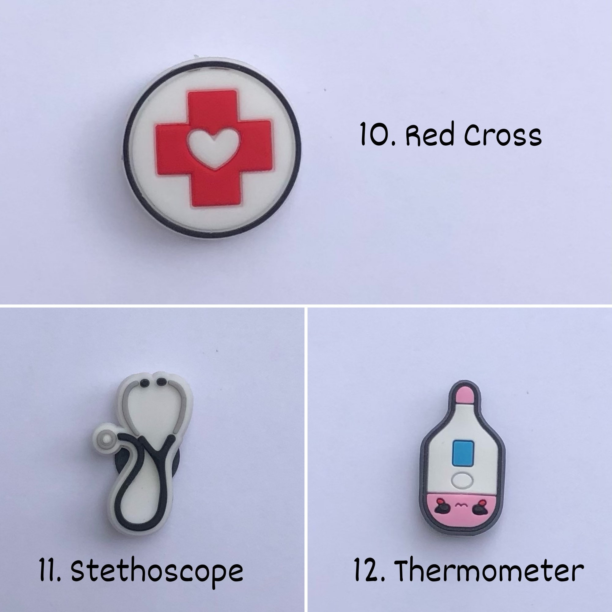 Health Care Croc Charms Nurse Doctor Jibbitz Shoe Charms Hospital