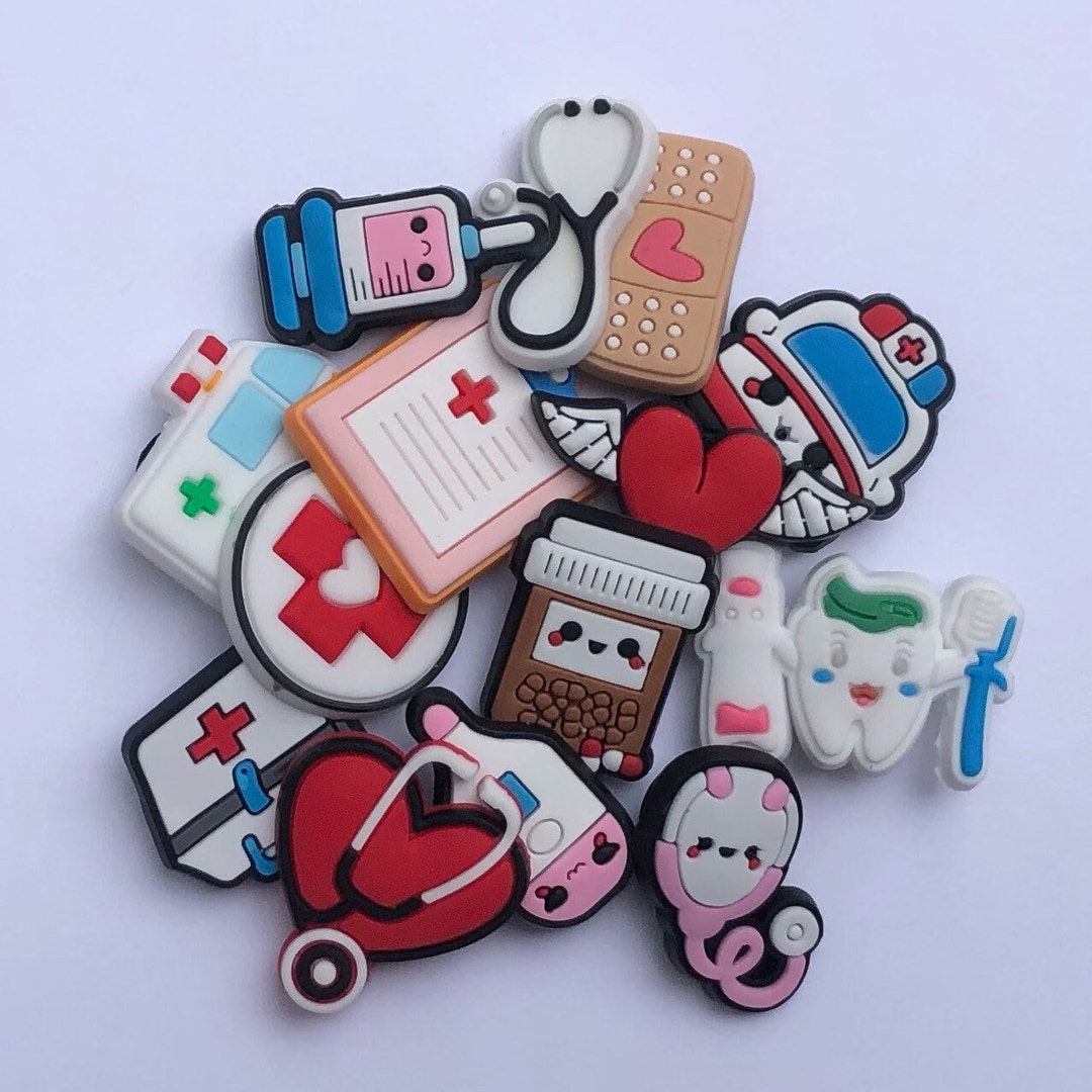 Health Care Croc Charms Nurse Doctor Jibbitz Shoe Charms Hospital