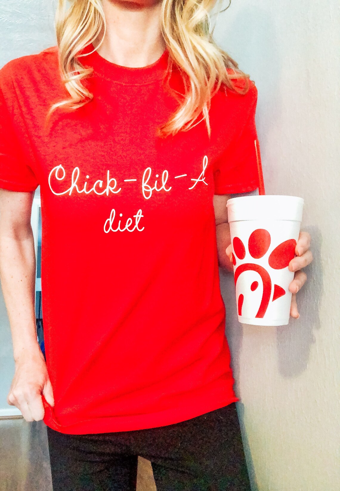 Chick Fil A Shirt Funny T Shirt Unisex Shirt Red Shirt Etsy 