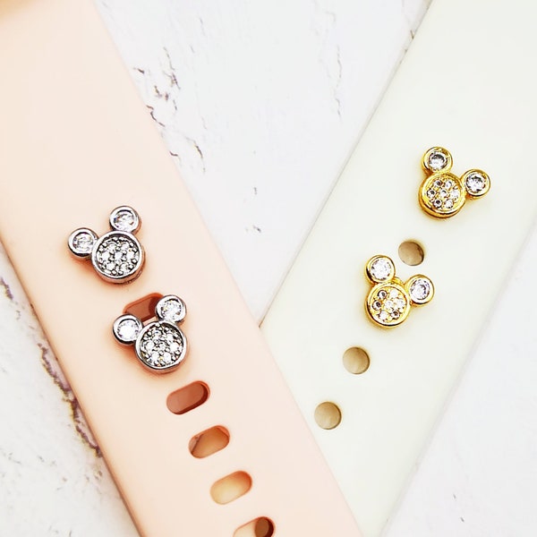 Bling Cute Apple Watch Charms, Apple Watch Band Stud, Watch Band Buddy Accessory, Watch Band Decoration, Gift for Her