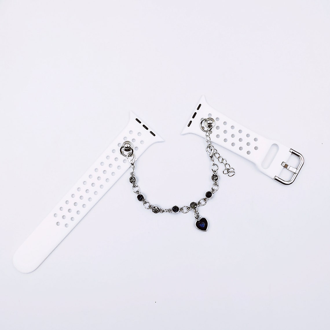 Diamond Bracelet Style Apple Watch Charm Stylish Iwatch Band Etsy