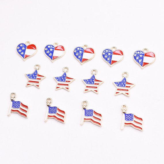 Bulk 38 Enamel Charms, Christmas Theme Gold Plated Alloy Charms Collection, Assorted Charms Christmas Charms for Jewelry Making