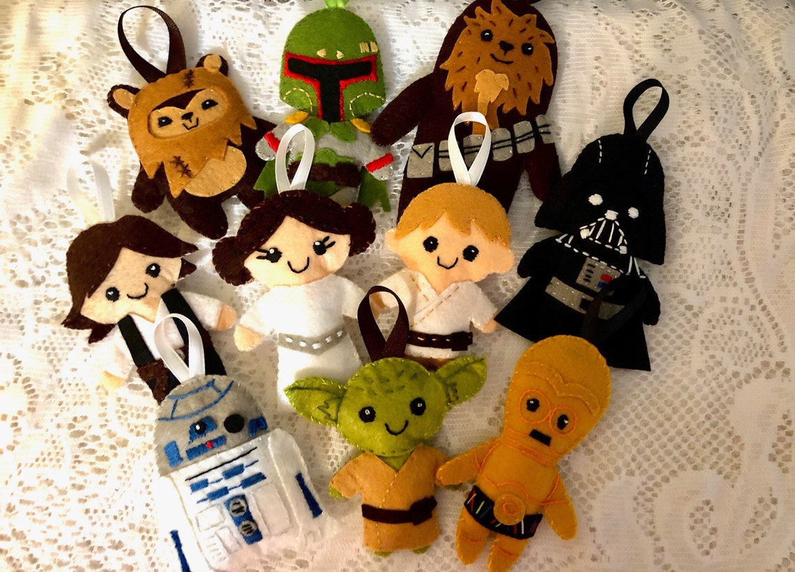 STAR WARS ORNAMENTS Set Etsy
