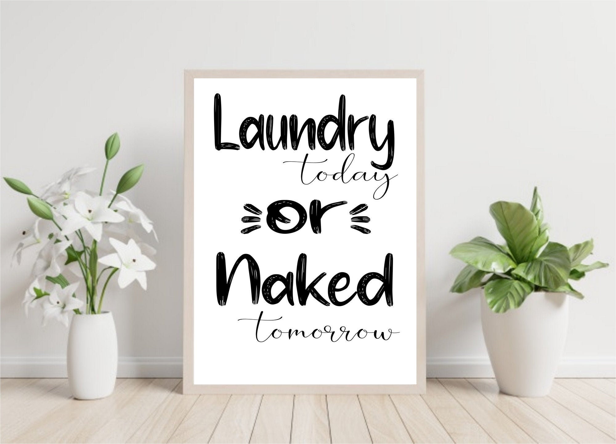 Laundry room prints utility room prints | Etsy