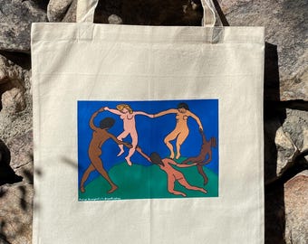 Matisse "Tanzende" Kunst Tasche | Feministische Vielfalt Baumwolltasche