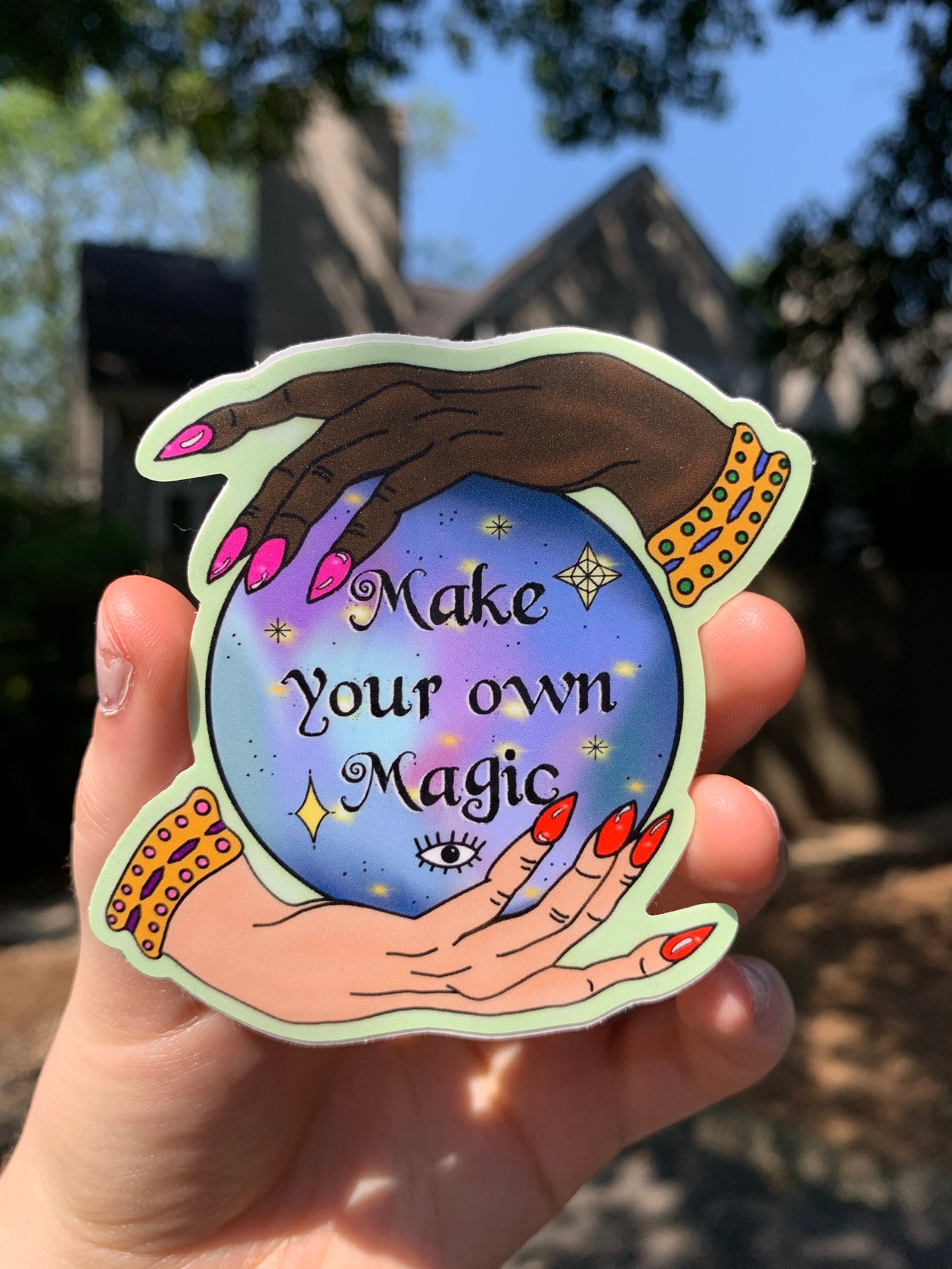 Psychic Ball Sticker | Make Your Own Magic | Witch, Halloween, Magical ...