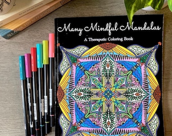 Mandala Malbuch für Erwachsene: Therapeutische Zentangles