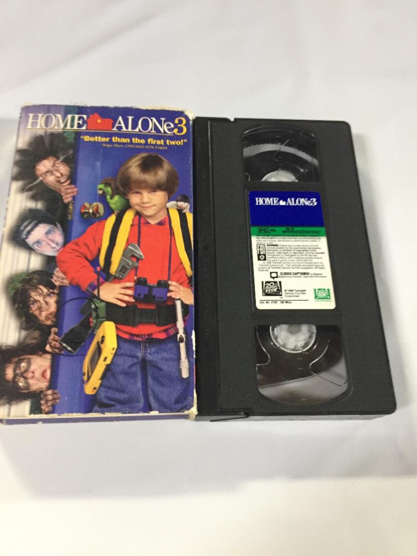 Collectible VHS Tape Home Alone 3 1997 Etsy