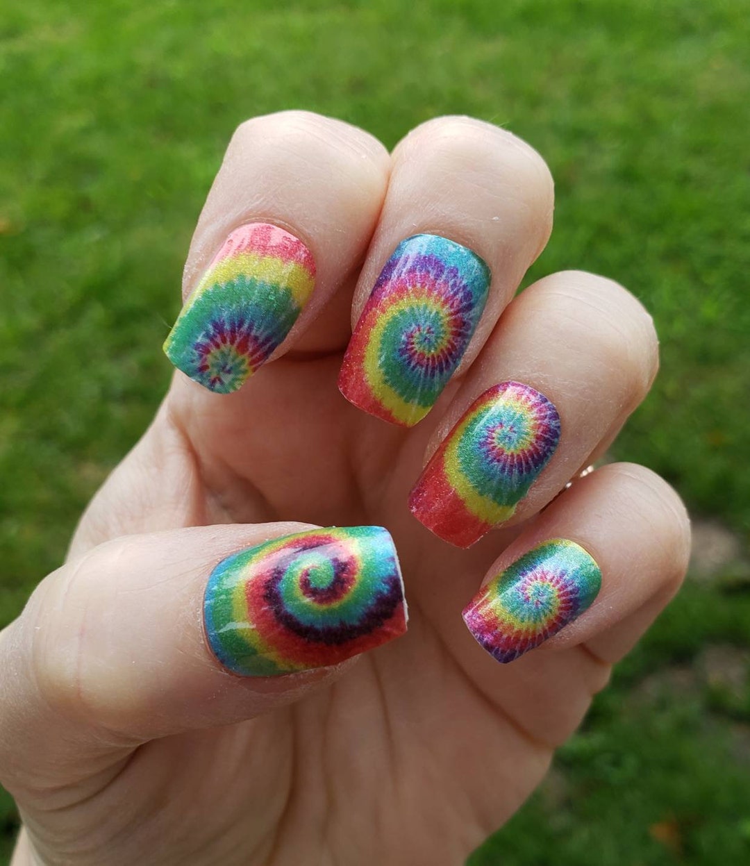 Rainbow Nail Caps PURRDY PAWS Soft Cat Nail Caps, 20 Count, Blue