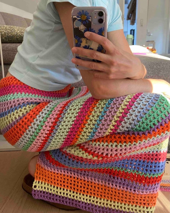 Häkelrock Guide Anleitung Rainbow Crochet Skirt Häkelanleitung, Deutsche PDF Datei - digitaler Download