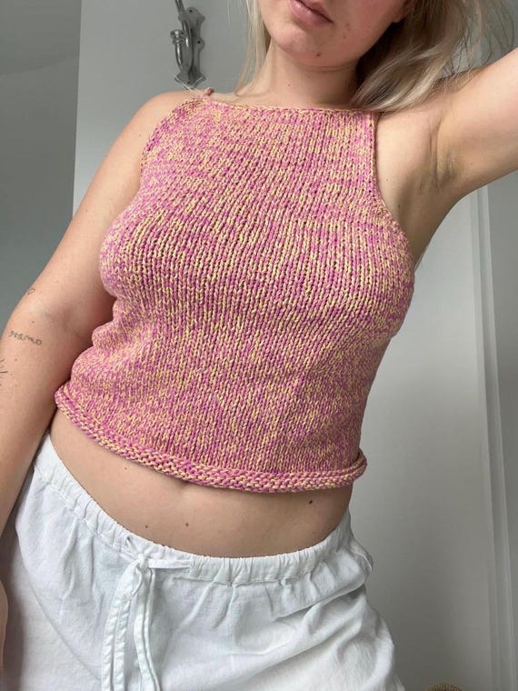 Sorbet Top Strickanleitung Sommertop PDF Anleitung DEUTSCH und ENGLISCH - digitaler Download