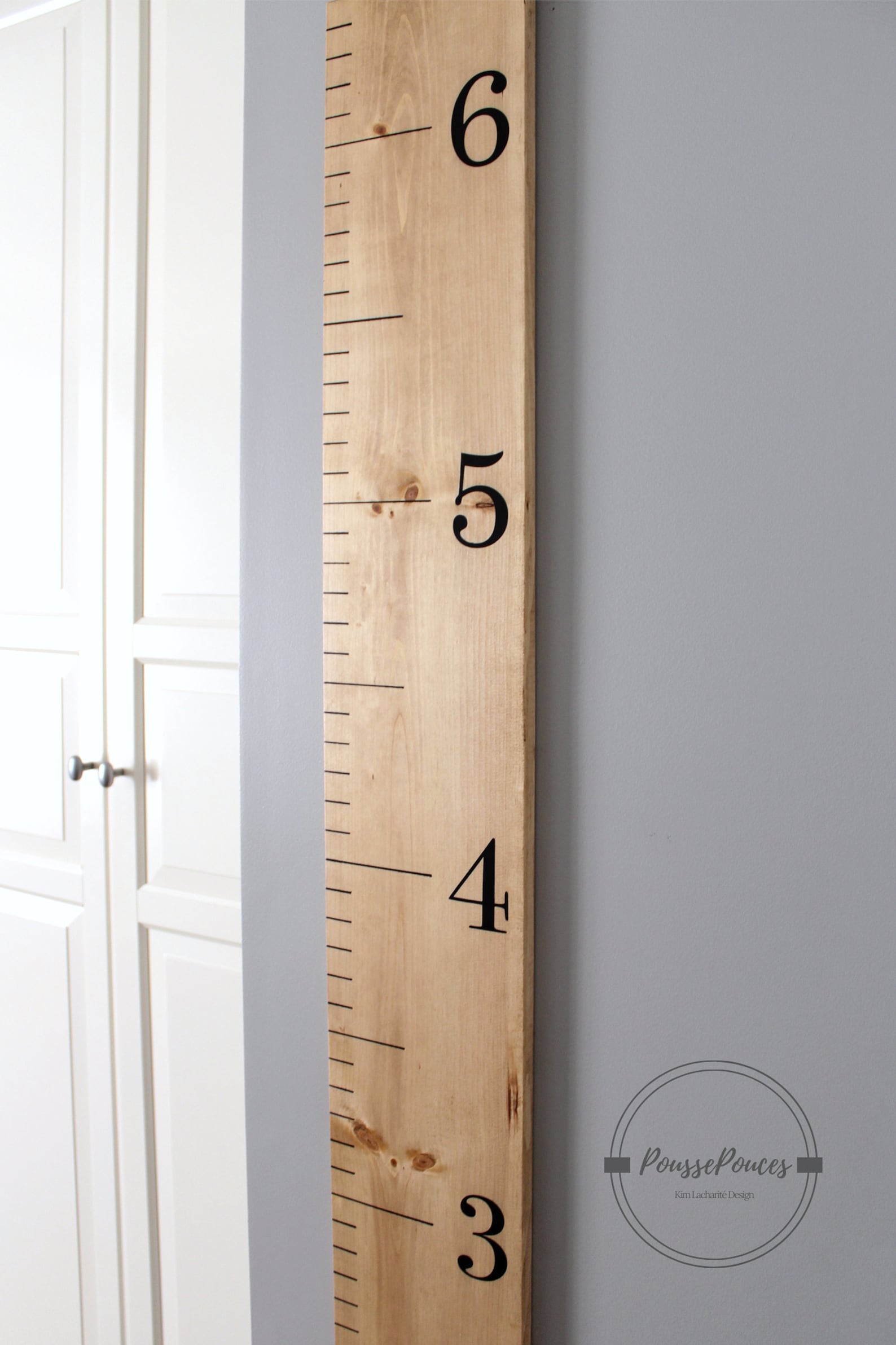 Échelle de croissance en bois Échelle