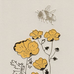 Boterbloemen: wenskaart