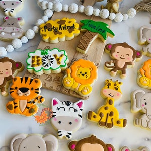 Going On a Safari! Decorated Sugar Cookie Set