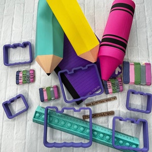 Stacked Books Cookie Cutter