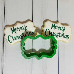 The Name Plaque Cookie Cutter