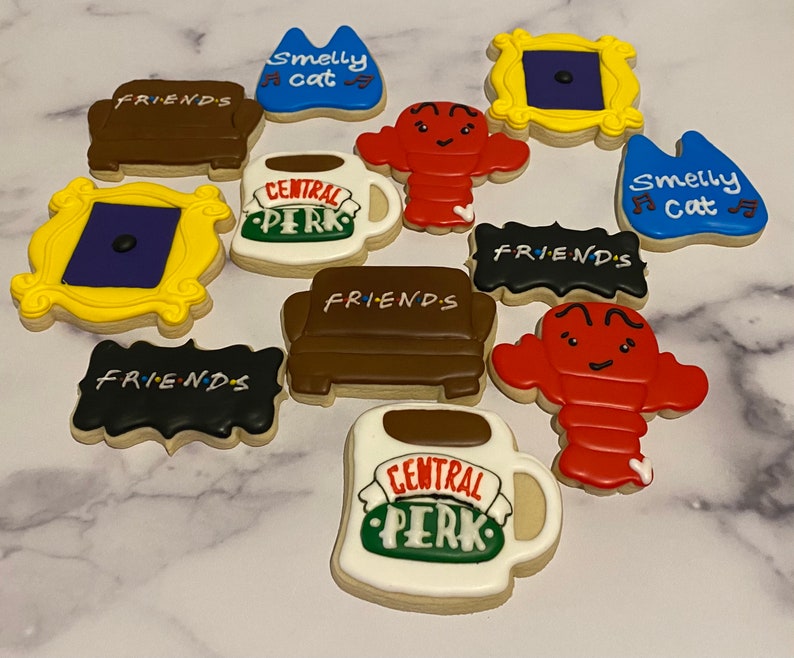 FRIENDS Decorated Sugar Cookie Set Etsy