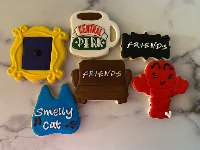 FRIENDS Decorated Sugar Cookie Set Etsy