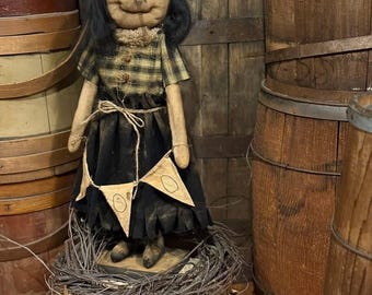 Handmade Primitive Witch-Clara-New Fall-2026