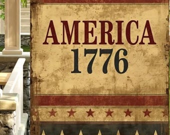 Made in the USA Yard/ House Flag-America 1776-America 250