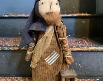 Handmade Primitive Wiseman