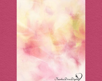 Vintage Shabby Chic Pink Roses Scrapbook Paper PRINTABLE 11x8.5 300 Dpi  Instant Download Floral Paper 