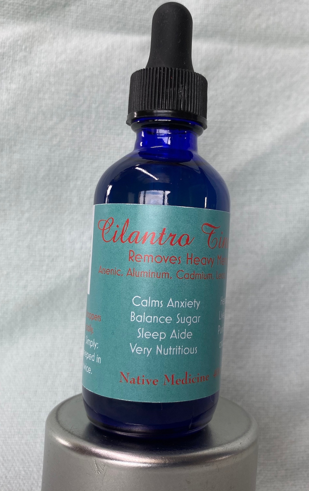 Cilantro Tincture Removes Heavy Metals From Body. Calms Anxiety