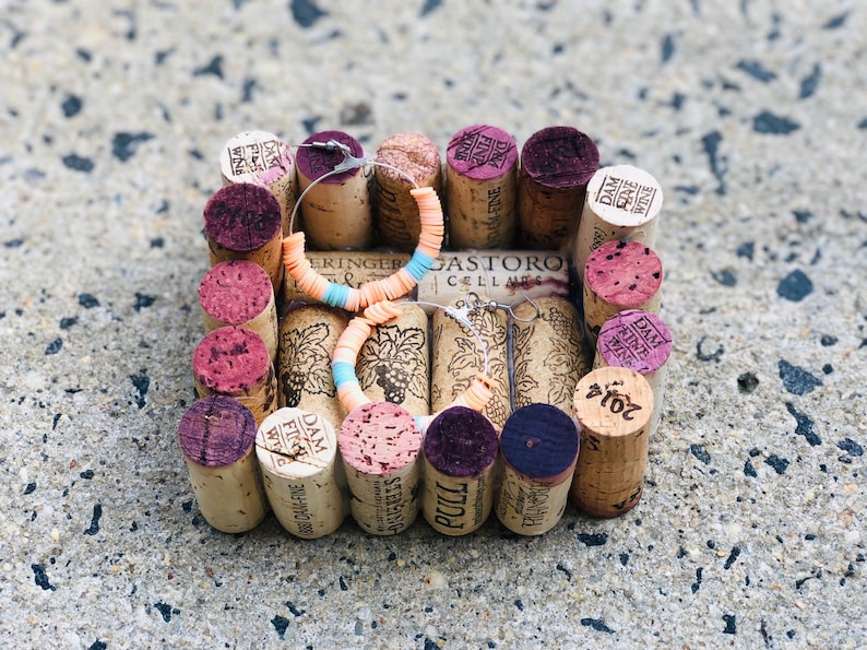 Wine Cork Ring Dish Recycled Wine Corks, Jewelry Tray