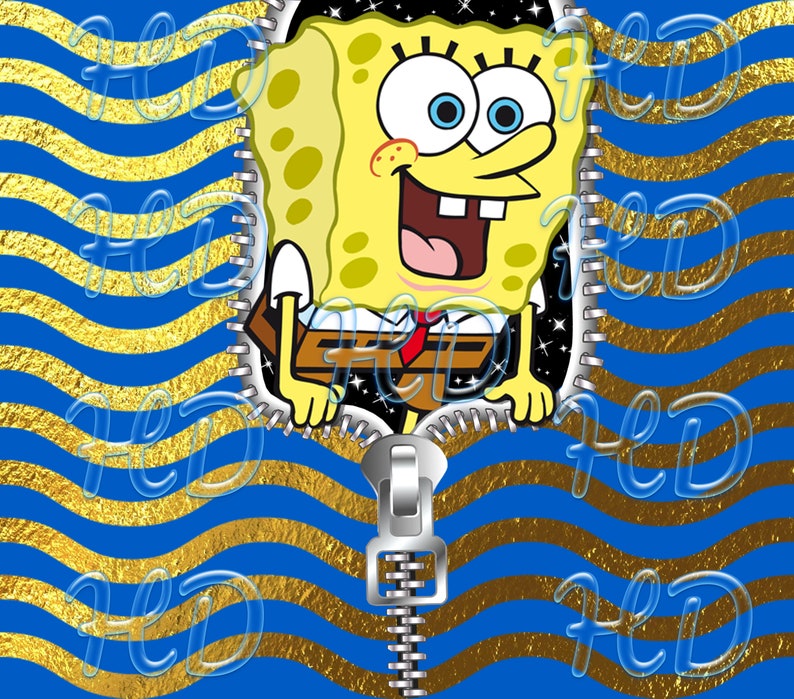 Beautiful SpongeBob Tumbler Design Digital PNG Skinny Tumbler 20oz Design