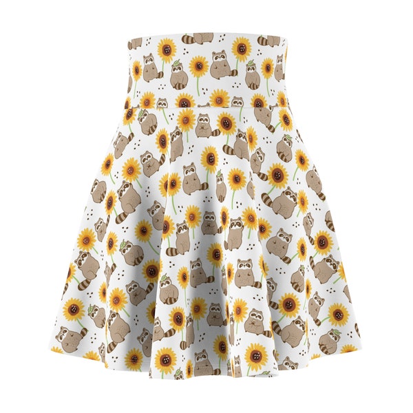 Sunflower & Pumpkin Skater Skirt