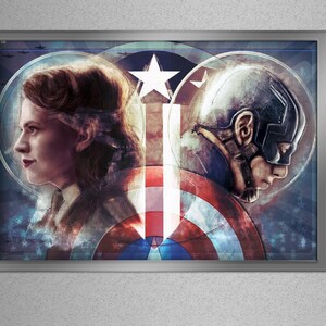 Avengers Captain America/Peggy Carter-Stampa artistica