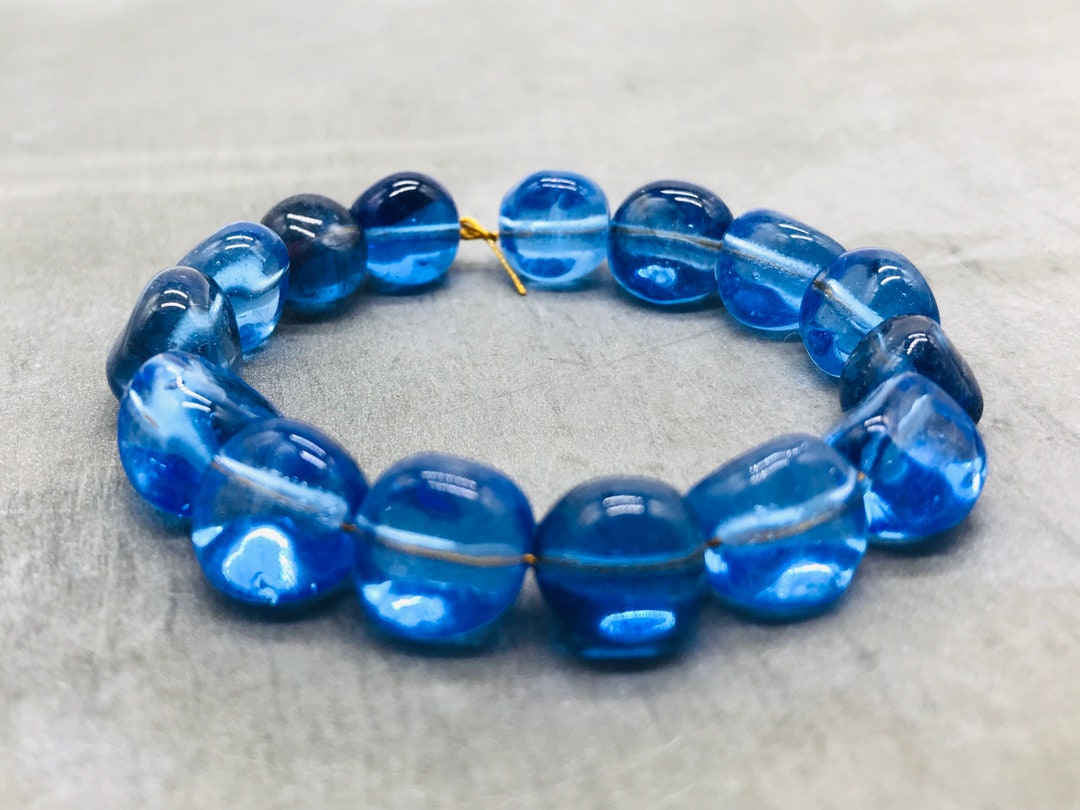 15 Lovely Vintage Beads, Vintage Murano Glass Beads, Lamp Work