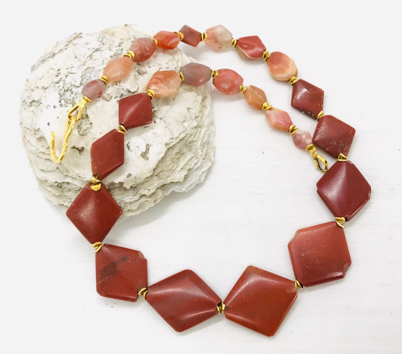 Ancient Necklace With Ancient Stone Beads Tribal Jewelry - Etsy