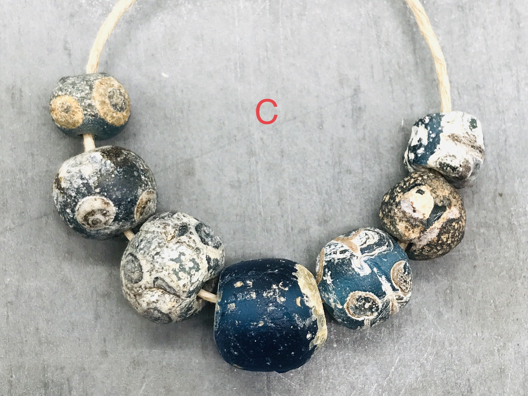 10 Pre-Islamic Glass Beads