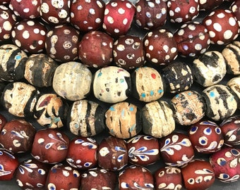 2 Old Venetian Trade Beads, Late 1800's, Old African Trade 2 Old Venetian Trade Beads, Late 1800's, Old African Trade