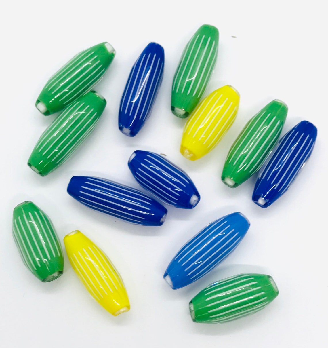 Very Rare Ground Ercole Moretti Beads Vintage Art Deco Murano Etsy