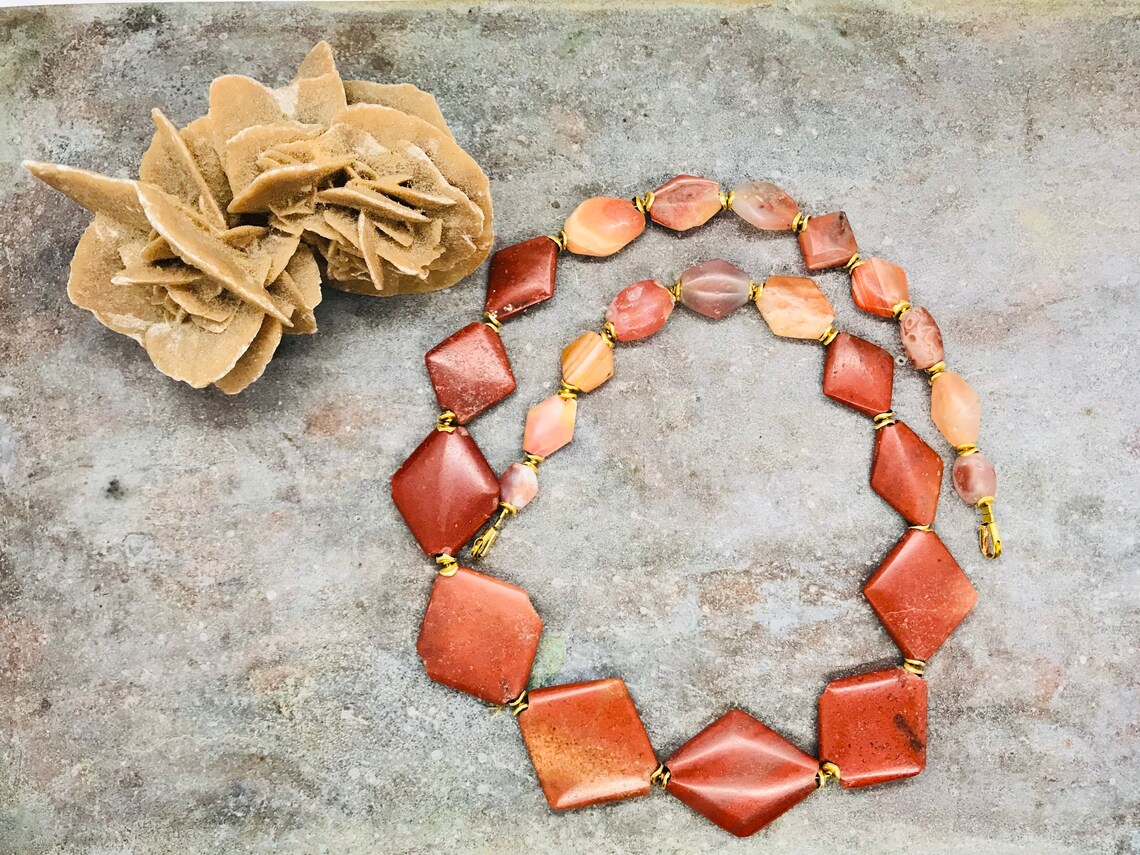 Ancient Necklace With Ancient Stone Beads Tribal Jewelry - Etsy