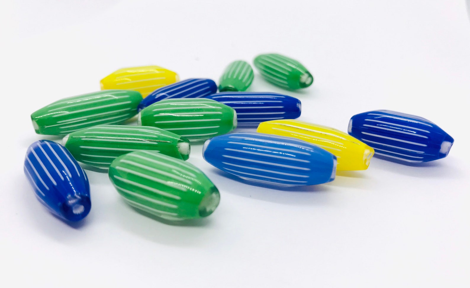 Very Rare Ground Ercole Moretti Beads Vintage Art Deco Murano Etsy