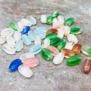 Mix di perle veneziane da 20 gr, perle in vetro di Murano vintage, perle distanziatrici di colori misti, piccole perle di vetro per bracciali e gioielli, C55 immagine 2