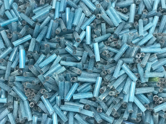 10 gr vintage Venetian spacer beads, vintage murano beads for embroidery, vintage bugle beads, pastel fringe beads for jewelry, 10 gr, C42