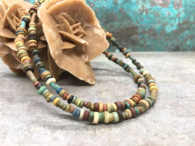 300 Ancient Egyptian Faience Beads Ca 2500 Years Old Mummy Etsy