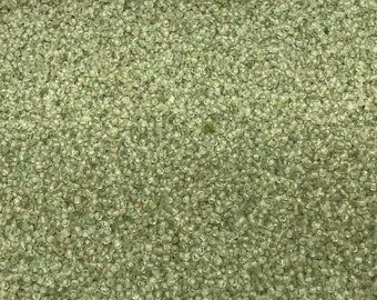 10 gr Venetian seed beads, vintage murano glass seed beads from an old stock, foam green seed beads sz 14/0, 19th C, aqua green beads, CC05