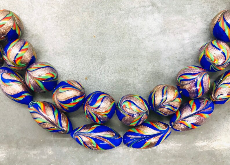 Vintage Murano Glass Beads Glass Beads With Etsy