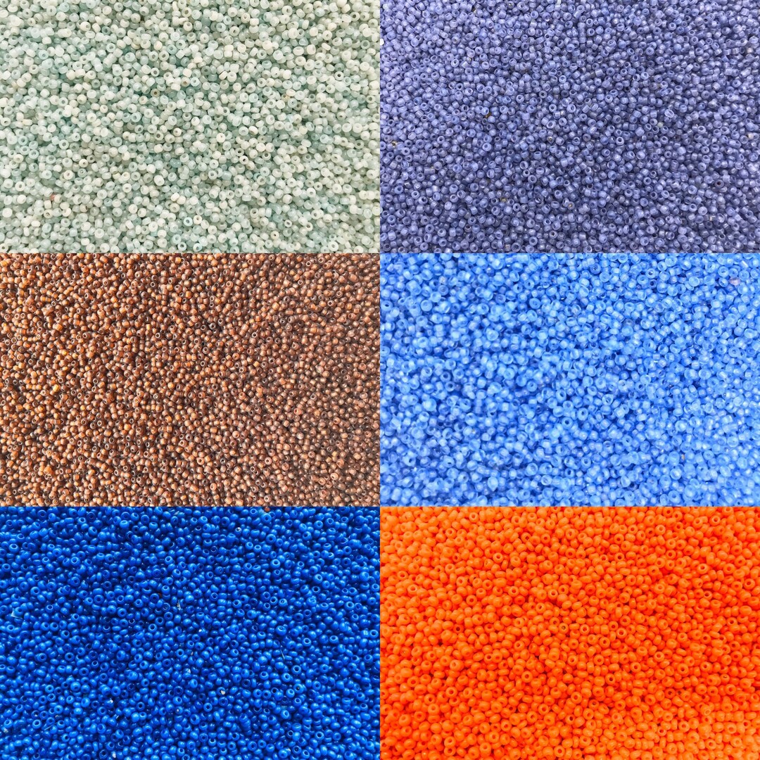 30 Gr Sample Old Seed Beads Vintage Murano Glass Etsy