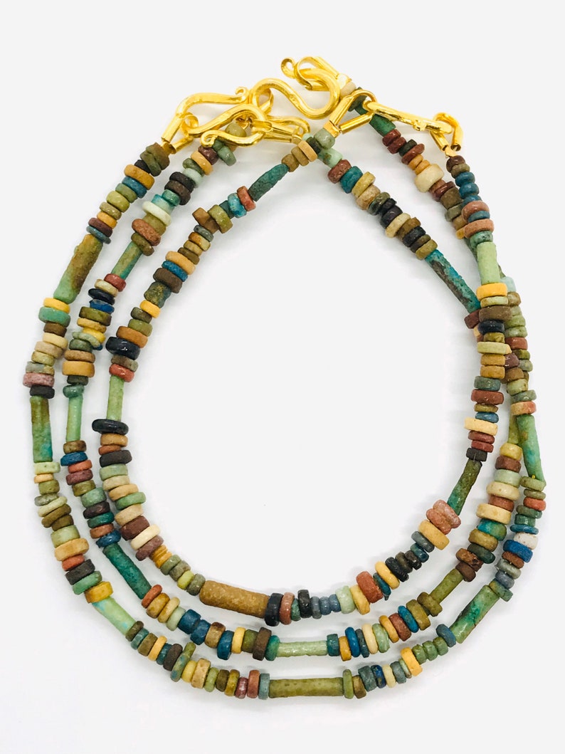 200 ancient Egyptian faience beads ca 2500 years old mummy Etsy